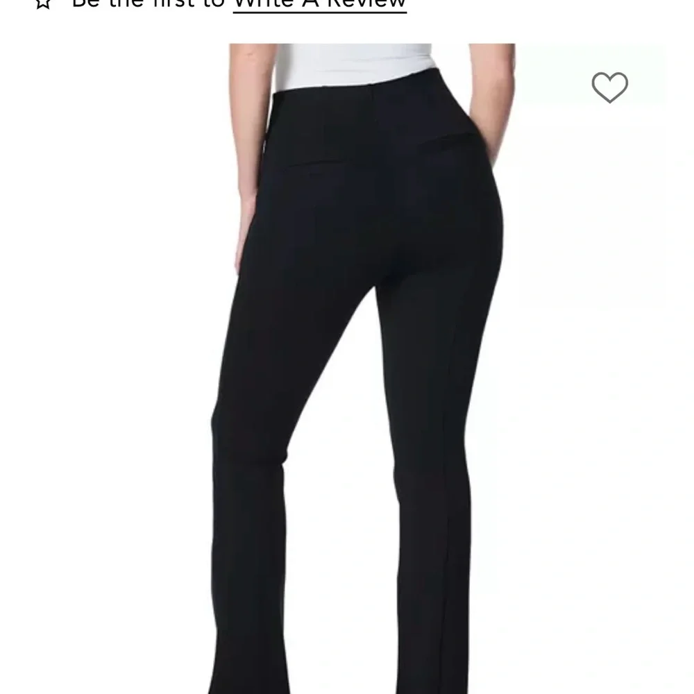 SPANX Black Ponte Micro Flare Women's Pants - Picture 2 of 9